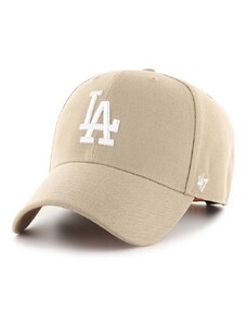 47brand berretto da baseball in cotone MLB Los Angeles Dodgers B-MVPSP12WBP-KHB