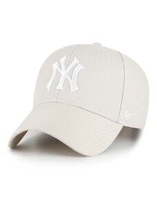 47 brand cappello con visiera aggiunta di cotone MLB New York Yankees B-MVPSP17WBP-BNG