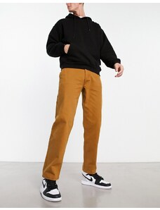 New Look - Pantaloni dritti marroni-Marrone