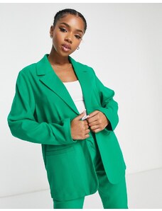 Monki - Mix and Match - Blazer oversize verde in coordinato