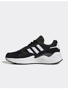 adidas Originals - Adisuper - Sneakers nere con dettagli bianchi-Nero