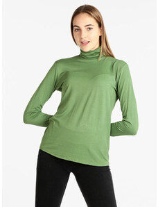 Solada T-shirt Dolcevita Donna Manica Lunga Verde Taglia Unica