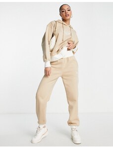 adidas Originals - Mountain Explorer - Joggers beige con fondo elasticizzato a contrasto-Marrone