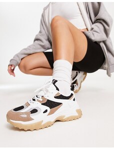 Truffle Collection - Sneakers con suola spessa-Bianco