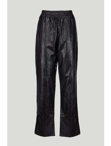TWINSET Pantalone in Similpelle Nero