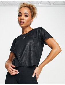 Nike Training - Icon Clash One Dri-FIT - T-shirt taglio corto nera con stampa-Nero