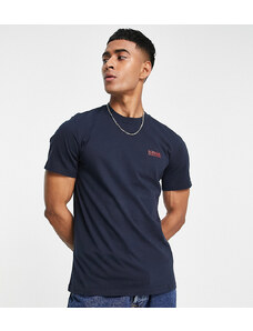 Barbour International - Throttle - T-shirt slim fit blu navy con logo - In esclusiva per ASOS