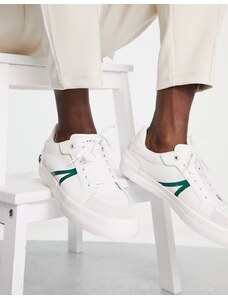 Lacoste - L-spin - Sneakers deluxe bianche e verdi-Bianco