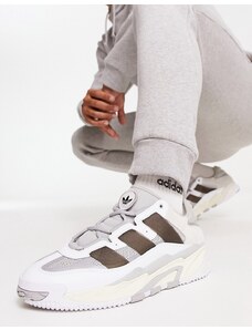 adidas Originals - Niteball - Sneakers bianche e grigie-Bianco