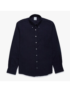 Brooks Brothers Camicia sportiva Milano slim fit in flanella portoghese, colletto button-down - male Camicie sportive Blu navy XL