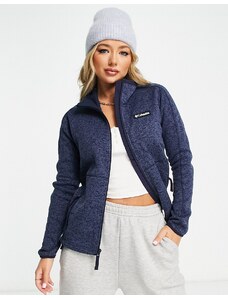 Columbia - Sweater Weather - Pile in maglia blu navy con zip