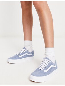 Vans - Old Skool - Sneakers azzurre scamosciate-Blu