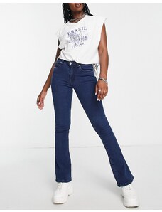Bolongaro Trevor - Jeans a zampa a vita bassa elasticizzati blu scuro