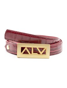 Cintura con placca logo ALV da Donna ALV By Alviero Martini - AL067CD0134 Rosso 80/95