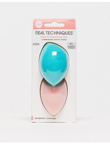 Real Techniques - Set spugnette Miracle Mattifying Sponge per make-up opacizzante-Nessun colore