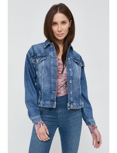 Patrizia Pepe giacca di jeans donna colore blu