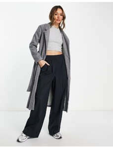 NaaNaa - Cappotto grigio con cintura