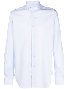 Xacus camicia azzurra a righe