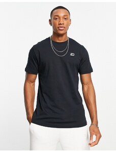 New Balance - T-shirt con logo piccolo nera-Nero