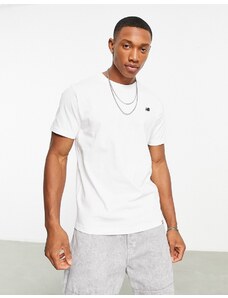 New Balance - T-shirt con logo piccolo bianca-Bianco