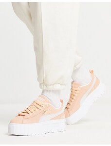 PUMA - Mayze - Sneakers color pesca con suola platform-Arancione