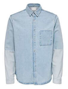 CAMICIA ONLY&SONS Uomo 22023937/Light Blue
