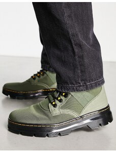 Dr Martens - Combs Tech II - Stivali tecnici kaki con 8 paia di occhielli-Verde