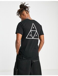 HUF - Essentials TT - T-shirt a maniche corte nera-Nero