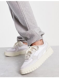 PUMA - Cali Dream - Sneakers bianche con dettagli testurizzati in tonalità neutra-Bianco