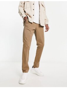 Selected Homme - Chino slim color cuoio-Marrone