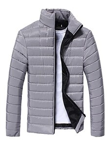 WWricotta Piumino Invernale da Uomo - Bomber Fodera Giacca Giubbotto in Pile  Giubbotto da Esterno Imbottito Tempo Libero Giacca Jacket Uomo Giacca Mezza  Stagione 