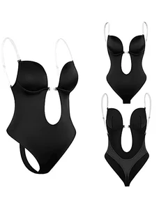 Body Imbotto Con Ferretto E Scollo A U Nero - Foto 7