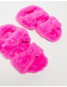 ASOS DESIGN - Zactually - Pantofole sportive rosa