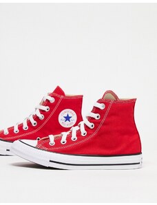 Converse - Chuck Taylor All Star - Sneakers alte rosse-Rosso