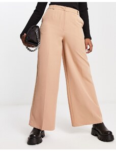 New Look - Pantaloni sartoriali ampi cammello-Marrone