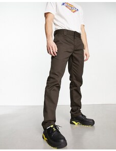 Dickies - 872 - Pantaloni slim fit marroni in tessuto riciclato-Brown