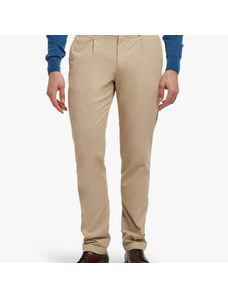 Brooks Brothers Pantalone morbido in cotone elasticizzato - male Pantaloni casual Beige 30