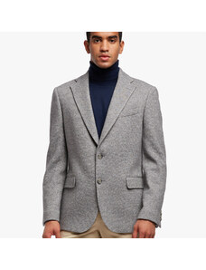Brooks Brothers Giacca sportiva in misto lana e cotone - male Outlet Uomo Grigio chiaro 38