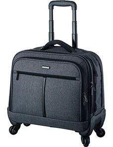 Lightpak carrello del computer portatile Phoenix valigia di rotolamento, 44 ​​cm, 15 L, grigio
