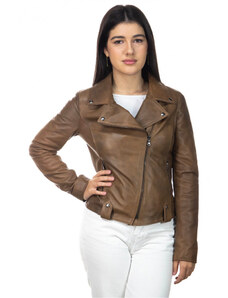 Leather Trend Cel - Chiodo Donna Cuoio in vera pelle