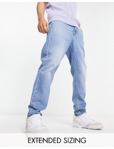 ASOS DESIGN - Jeans rigidi classici lavaggio chiaro blu