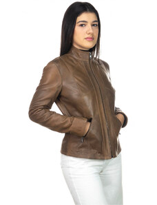 Leather Trend Zara - Giacca Donna Cuoio in vera pelle