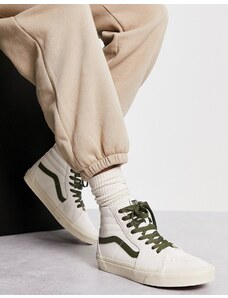 Vans - Sk8-Hi - Sneakers alte bianco sporco stile vintage-Neutro
