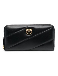 Pinko - Portafoglio Piccolo Nero Antique Gold - 101539A0QO - NERO