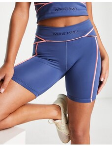 Nike Training - Pro Membership Dri-FIT - Pantaloncini leggings blu