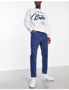Calvin Klein Jeans - Jeans dad fit affusolati lavaggio medio-Blu