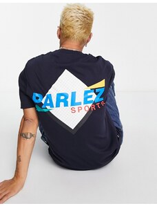 Parlez - Grid - T-shirt blu navy