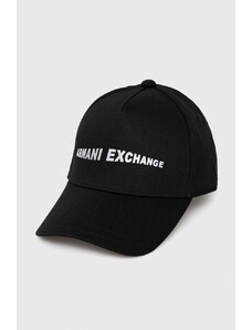 Armani Exchange berretto da baseball in cotone
