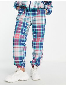 Tommy Jeans - Pantaloni casual a quadri multicolore in coordinato