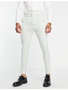 ASOS DESIGN - Pantaloni super skinny eleganti menta-Verde